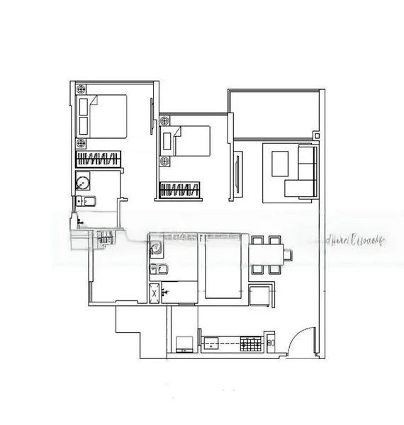 2 Bed Condo for Rent in  Canberra Residences - Image 14